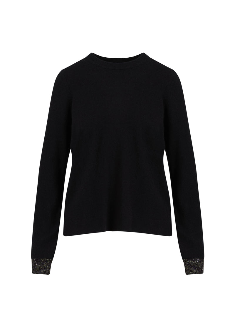 Coster Copenhagen KASCHMIR PULLOVER Knitwear Black - 100