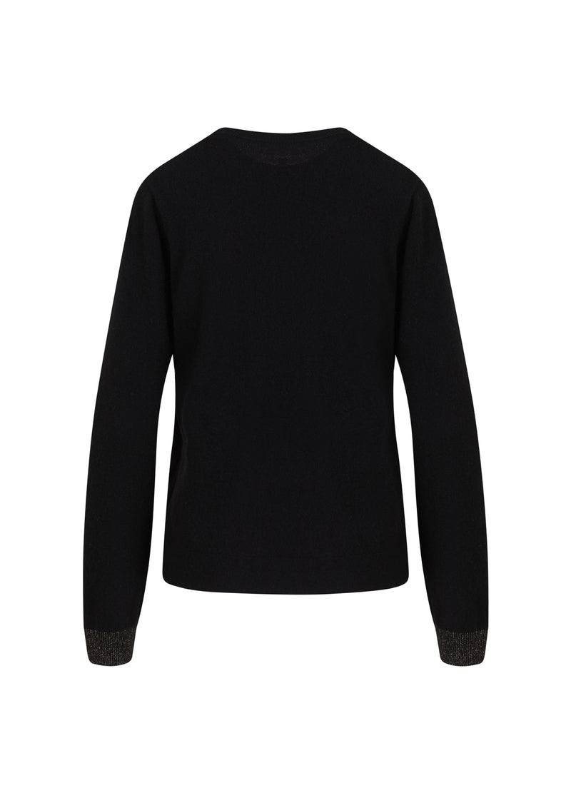 Coster Copenhagen KASCHMIR PULLOVER Knitwear Black - 100