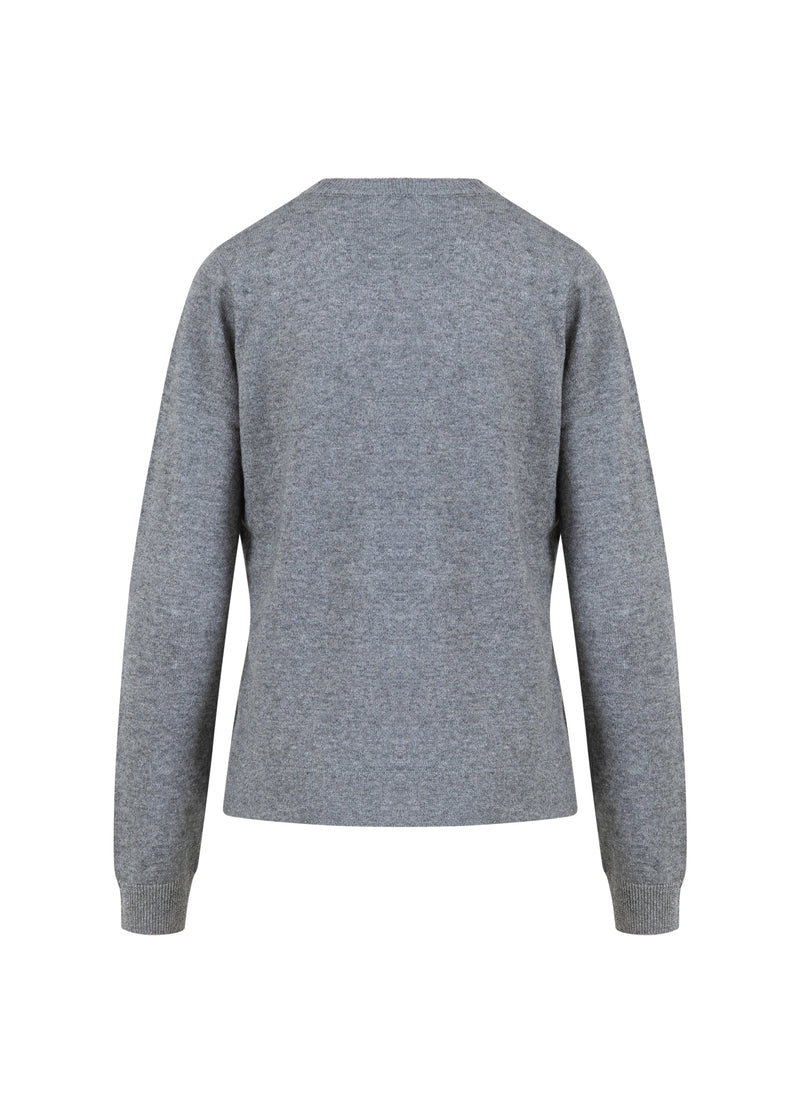 Coster Copenhagen KASCHMIR PULLOVER Knitwear Grey melange - 142