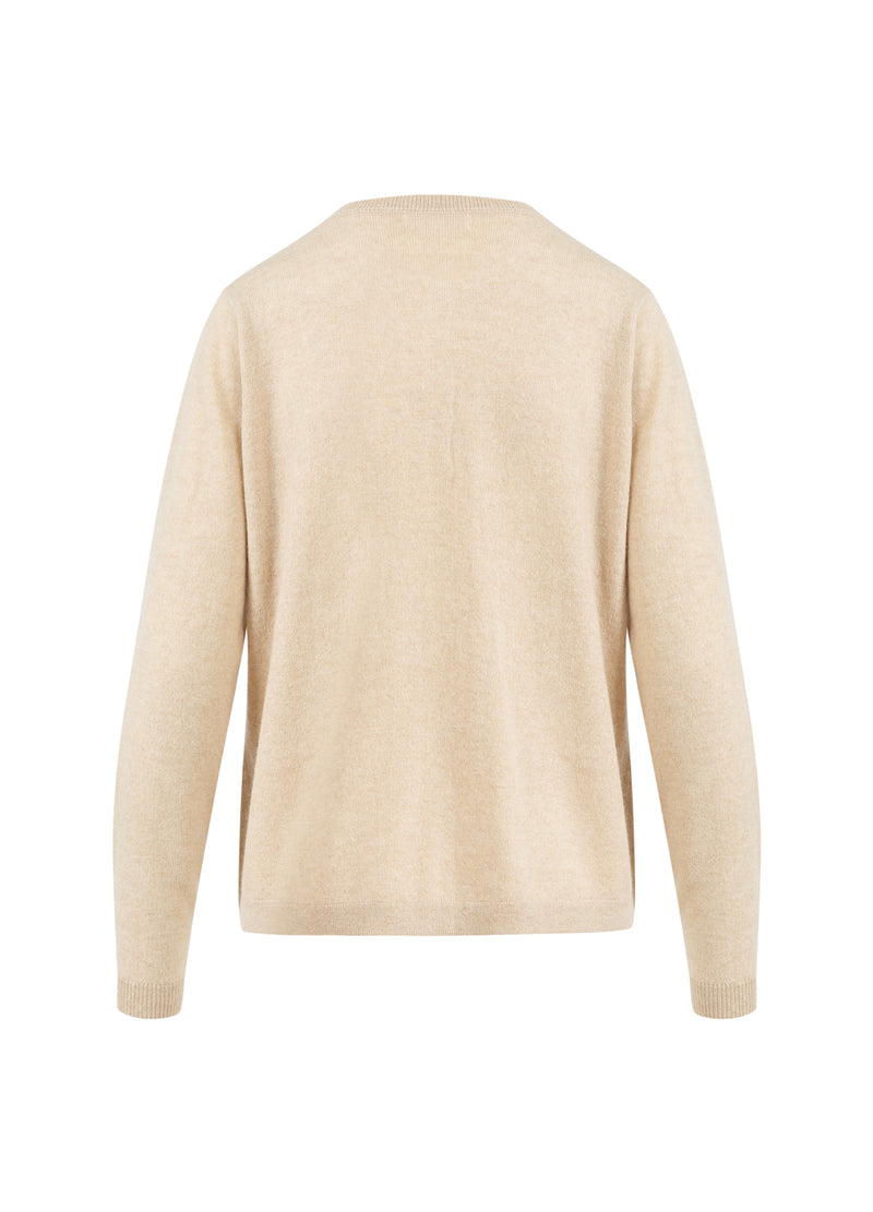 Coster Copenhagen KASHMIR STRICKJACKE Knitwear Desert sand - 329