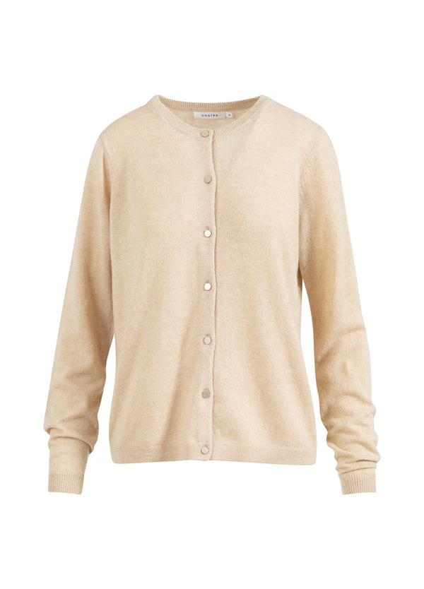 Coster Copenhagen KASHMIR STRICKJACKE Knitwear Desert sand - 329