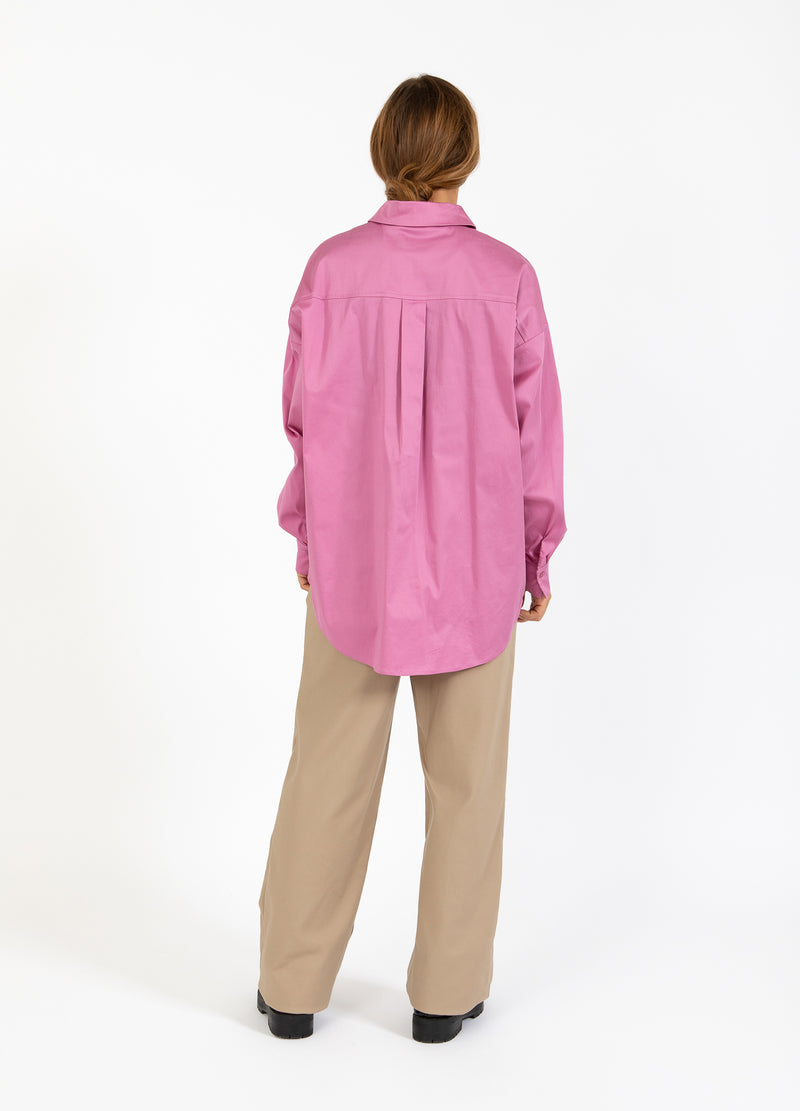 Coster Copenhagen KASTIGES KLASSISCHES HEMD Shirt/Blouse Magenta - 861