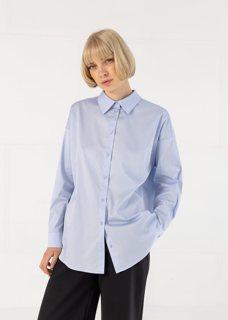 Coster Copenhagen KASTIGES KLASSISCHES HEMD Shirt/Blouse Oxford blue - 508