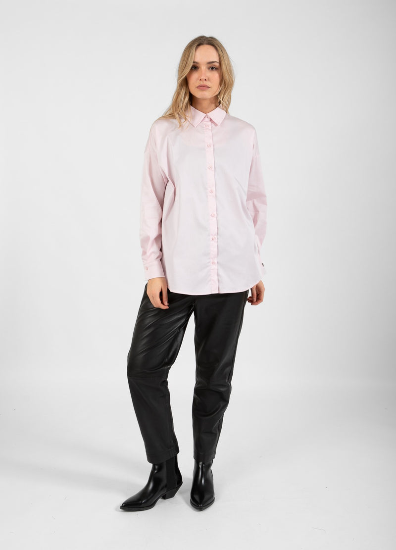 Coster Copenhagen KASTIGES KLASSISCHES HEMD Shirt/Blouse Powder rose - 686