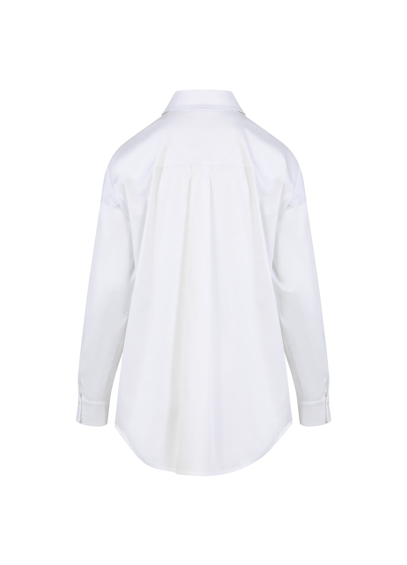 Coster Copenhagen KASTIGES KLASSISCHES HEMD Shirt/Blouse White - 200