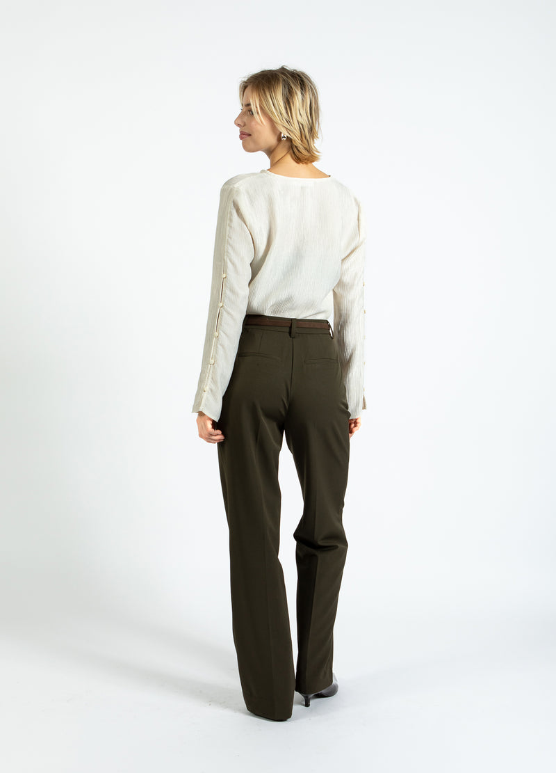 Coster Copenhagen KLASSISCHE HOSE - PETRA PASSFORM Pants Hunter Green - 486