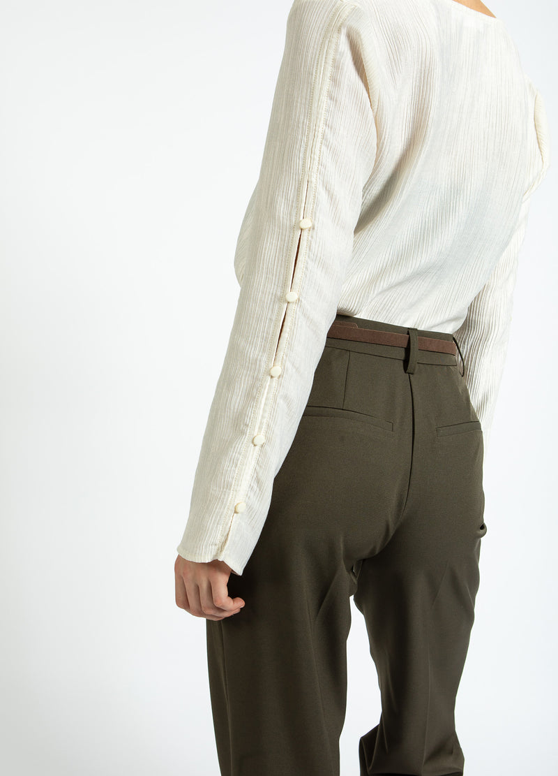Coster Copenhagen KLASSISCHE HOSE - PETRA PASSFORM Pants Hunter Green - 486