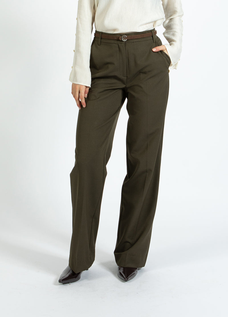 Coster Copenhagen KLASSISCHE HOSE - PETRA PASSFORM Pants Hunter Green - 486