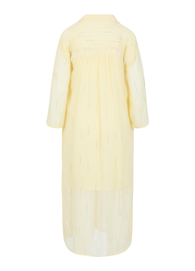 Coster Copenhagen KLEID IN GOLDENER LUREX Dress Butter yellow/gold lurex - 759
