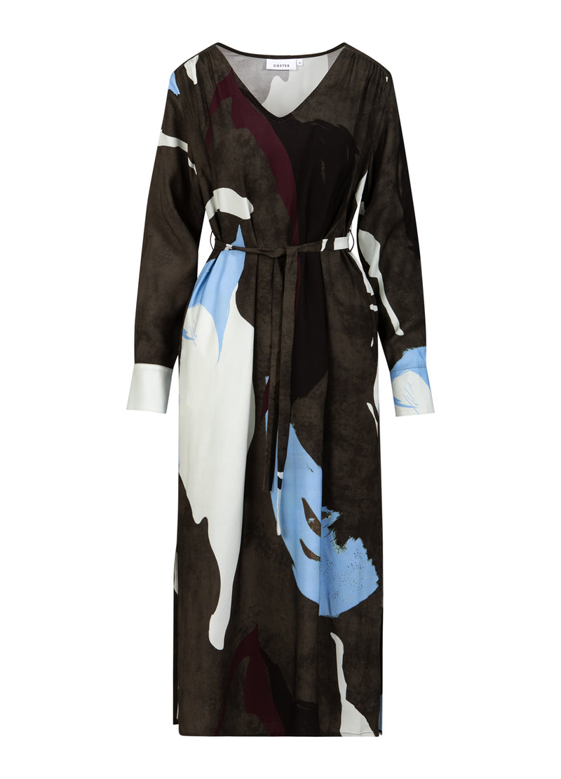 Coster Copenhagen KLEID IN SCHATTEN GRAFIKDRUCK Dress Shadow graphic print - 955