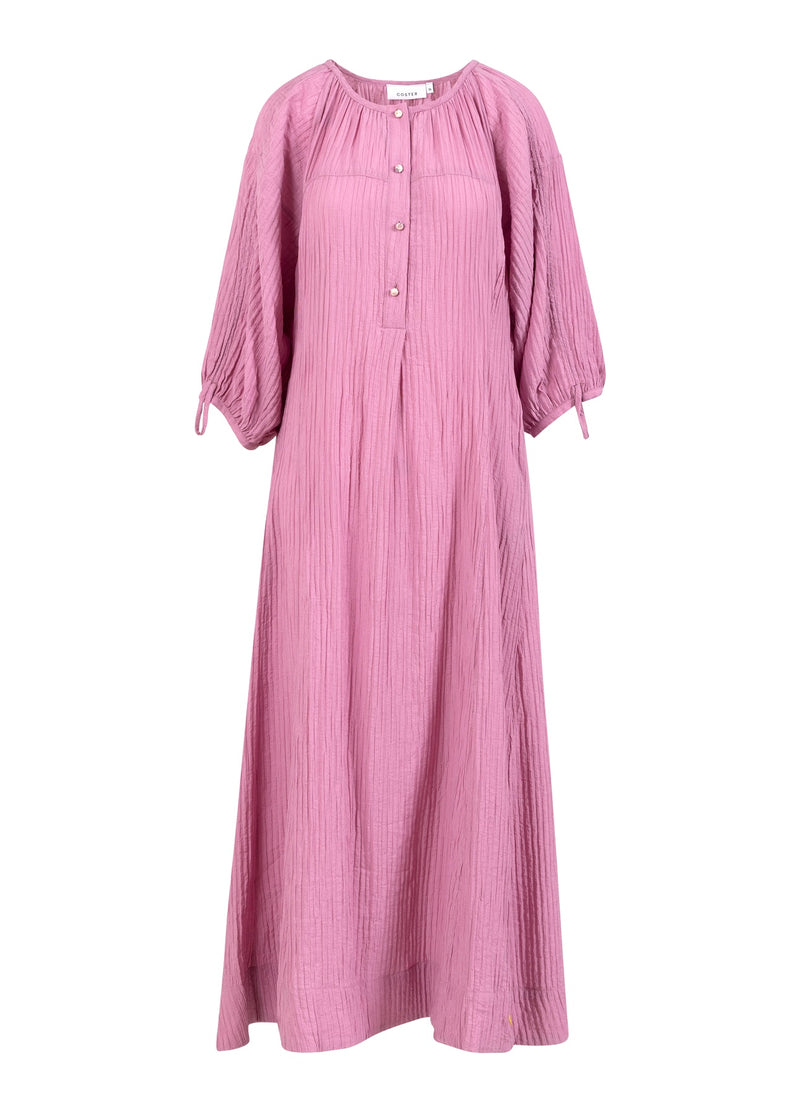 Coster Copenhagen KLEID MIT ÄRMELDETAIL Dress Magenta - 861