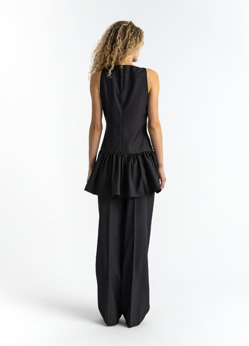 Coster Copenhagen KLEID MIT SCHLEIFEN Dress Black - 100