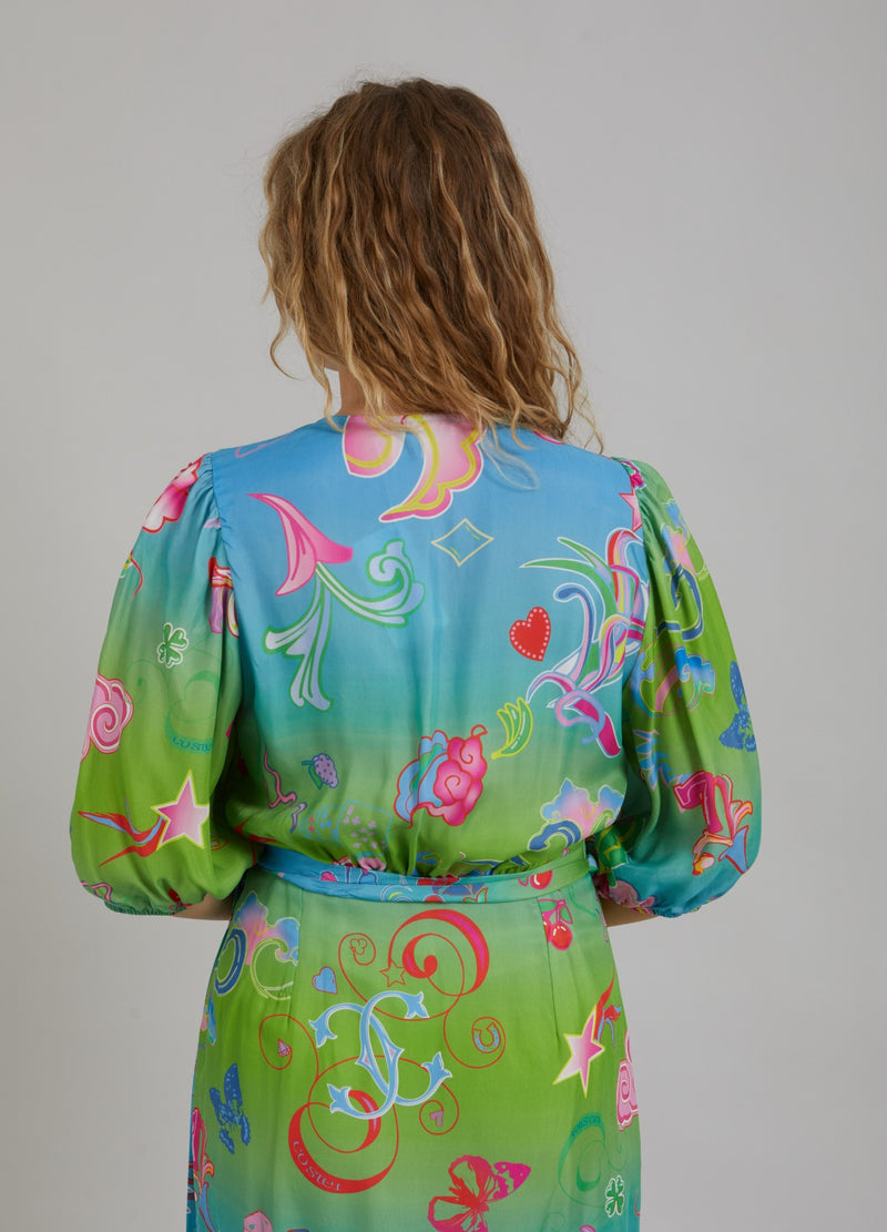 Coster Copenhagen KLEID W. SPIEL AUF DRUCK Dress Game on print - 901
