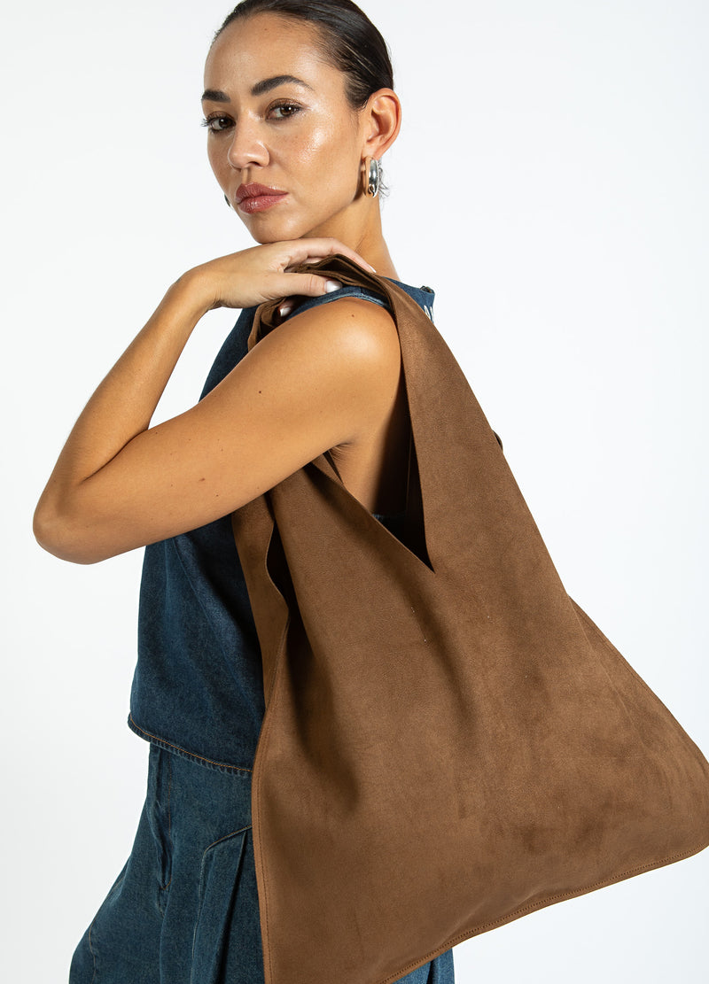 Coster Copenhagen KUNSTWILDLEDER TASCHE Accessories Warm brown - 367