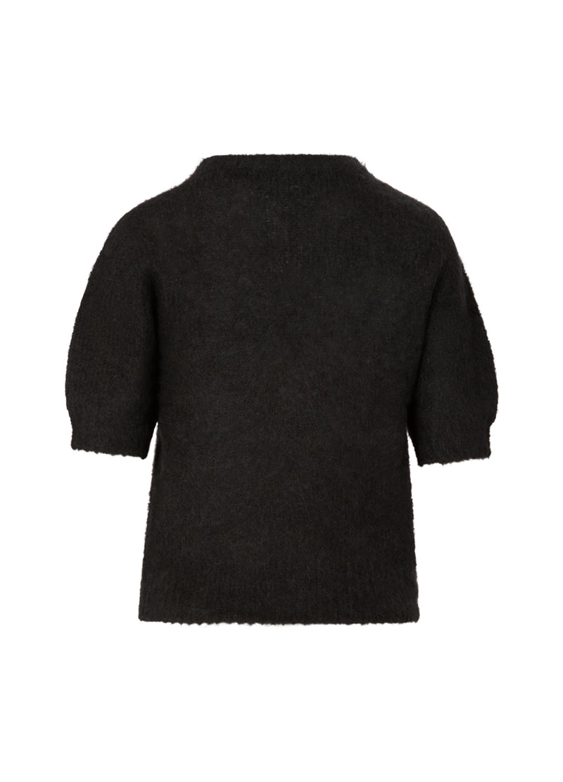Coster Copenhagen KURZARM-STRICK IN ALPAKA Knitwear Black - 100