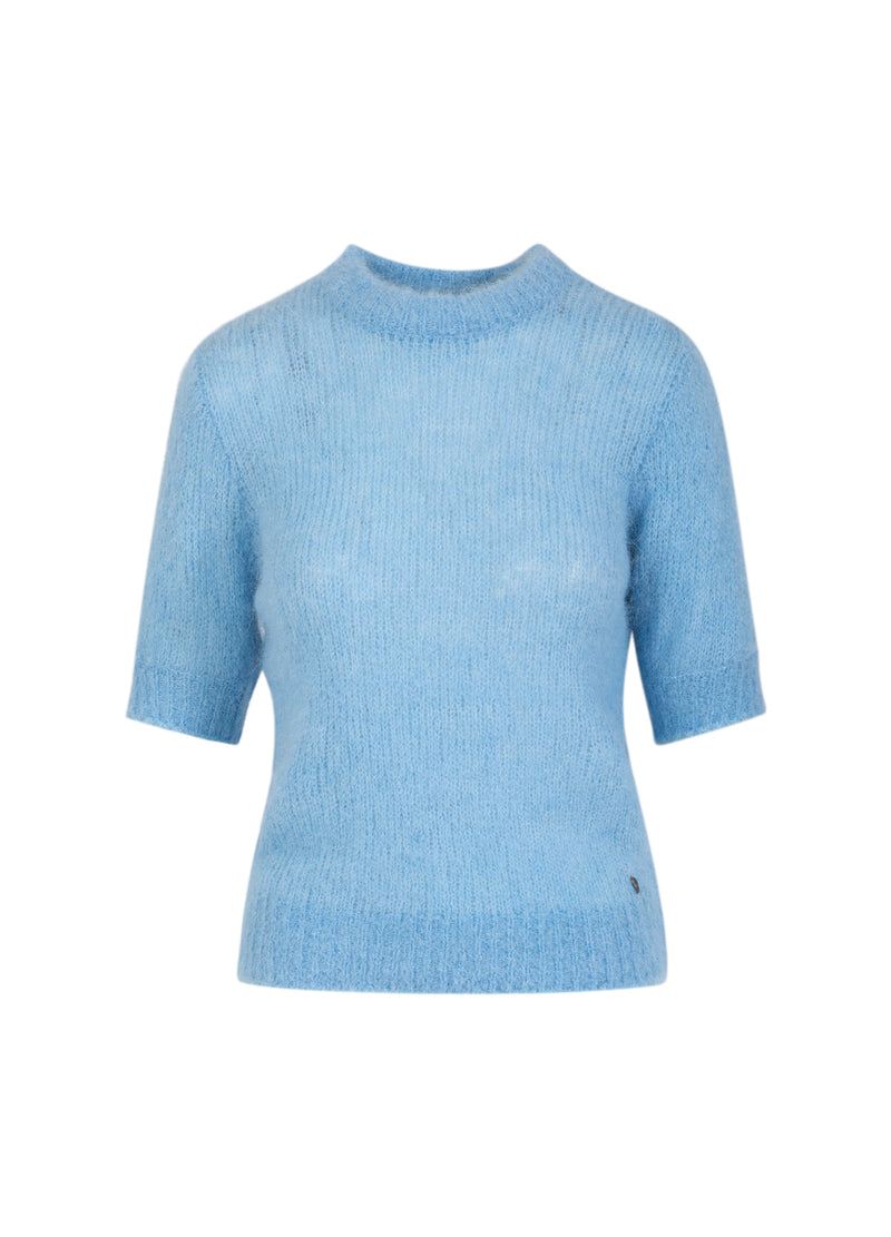 Coster Copenhagen KURZARM-STRICK IN ALPAKA Knitwear Pastel blue - 538