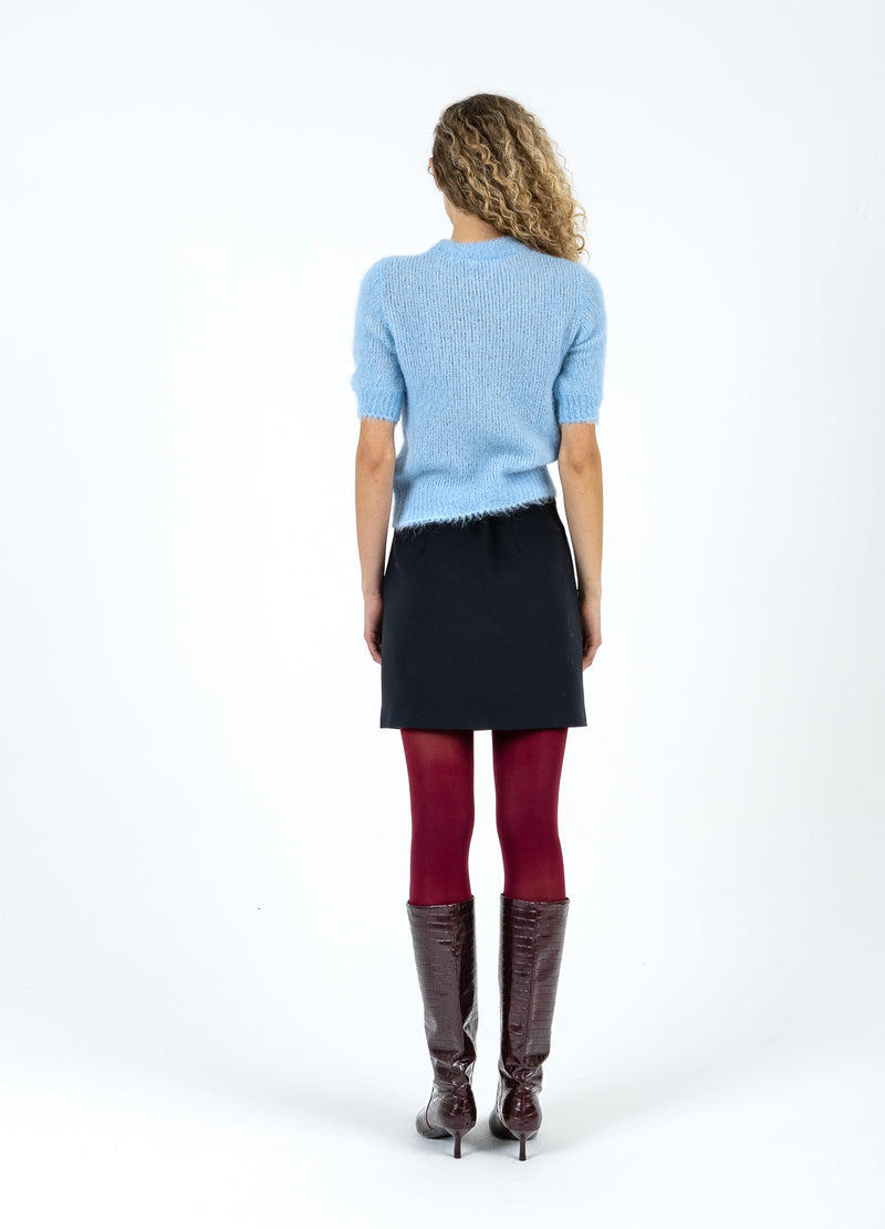 Coster Copenhagen KURZARM-STRICK IN ALPAKA Knitwear Pastel blue - 538