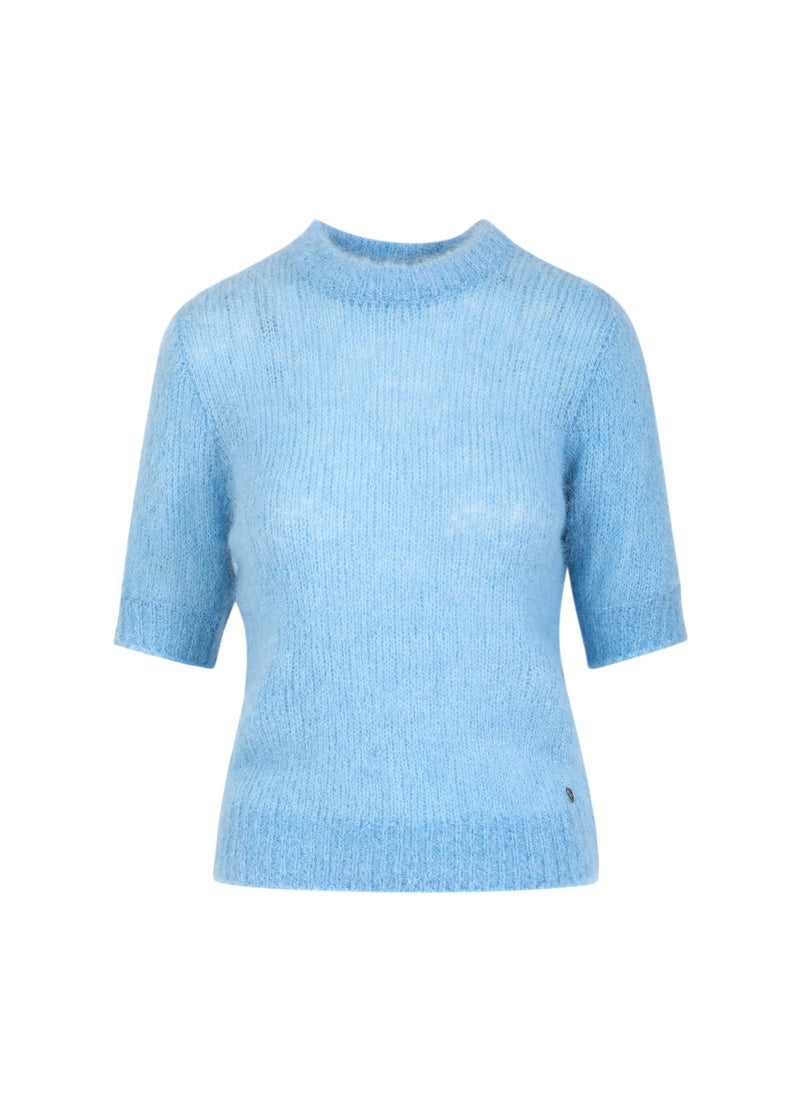 Coster Copenhagen KURZARM-STRICK IN ALPAKA Knitwear Pastel blue - 538