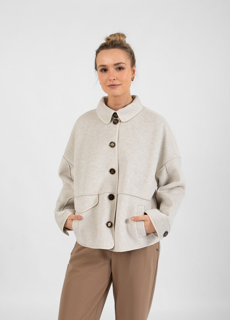 Coster Copenhagen KURZE JACKE Outerwear Creme - 241