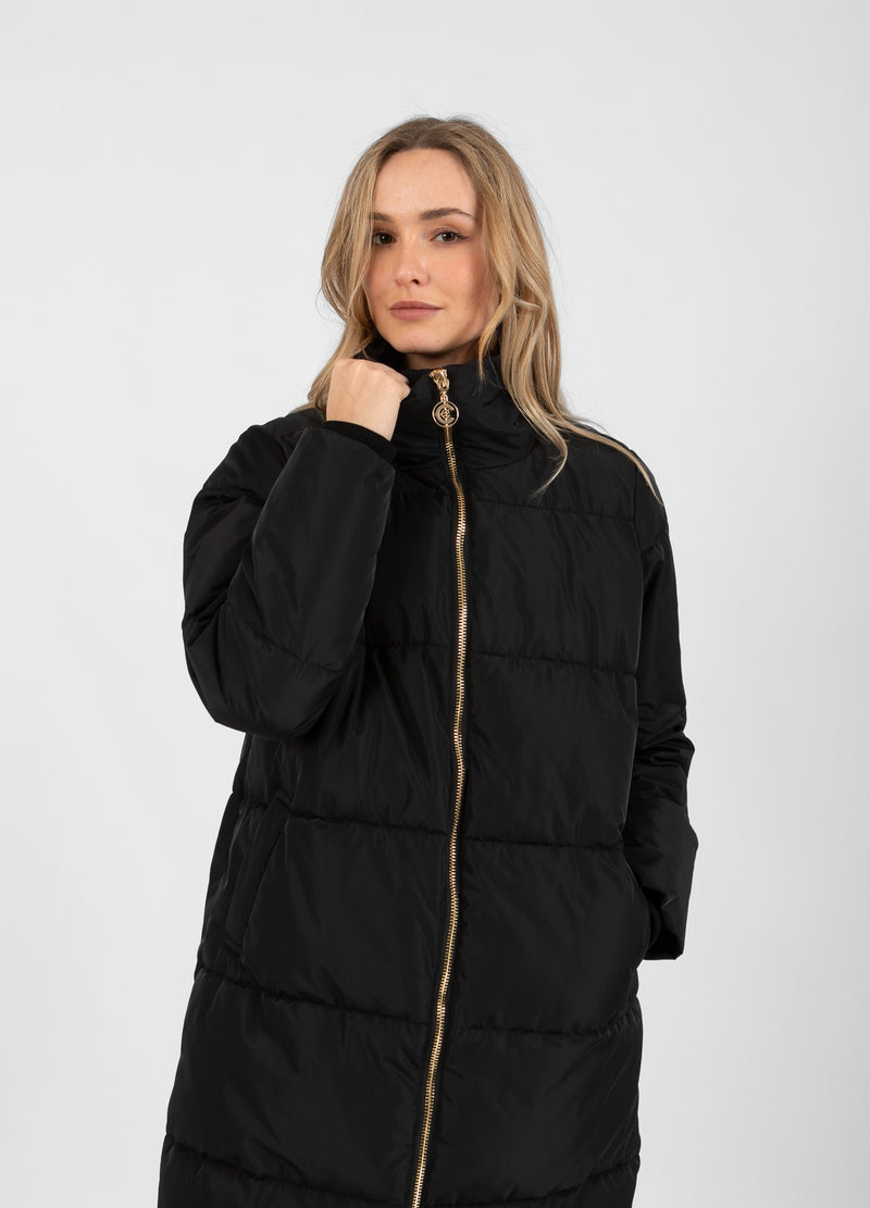 Coster Copenhagen LANGE STEPPJACKE Outerwear Black - 100