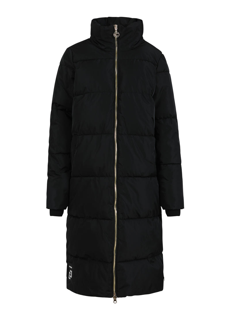 Coster Copenhagen LANGE STEPPJACKE Outerwear Black - 100