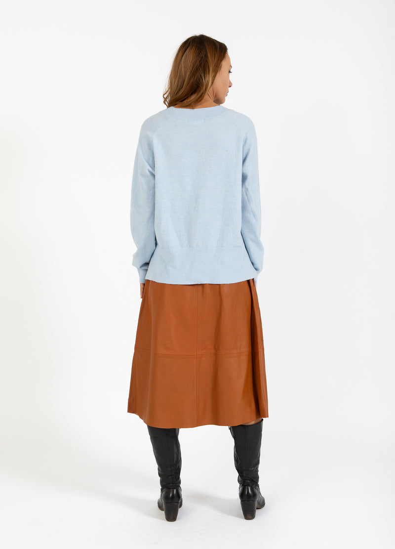 Coster Copenhagen LEDERROCK Skirt Cognac brown - 397