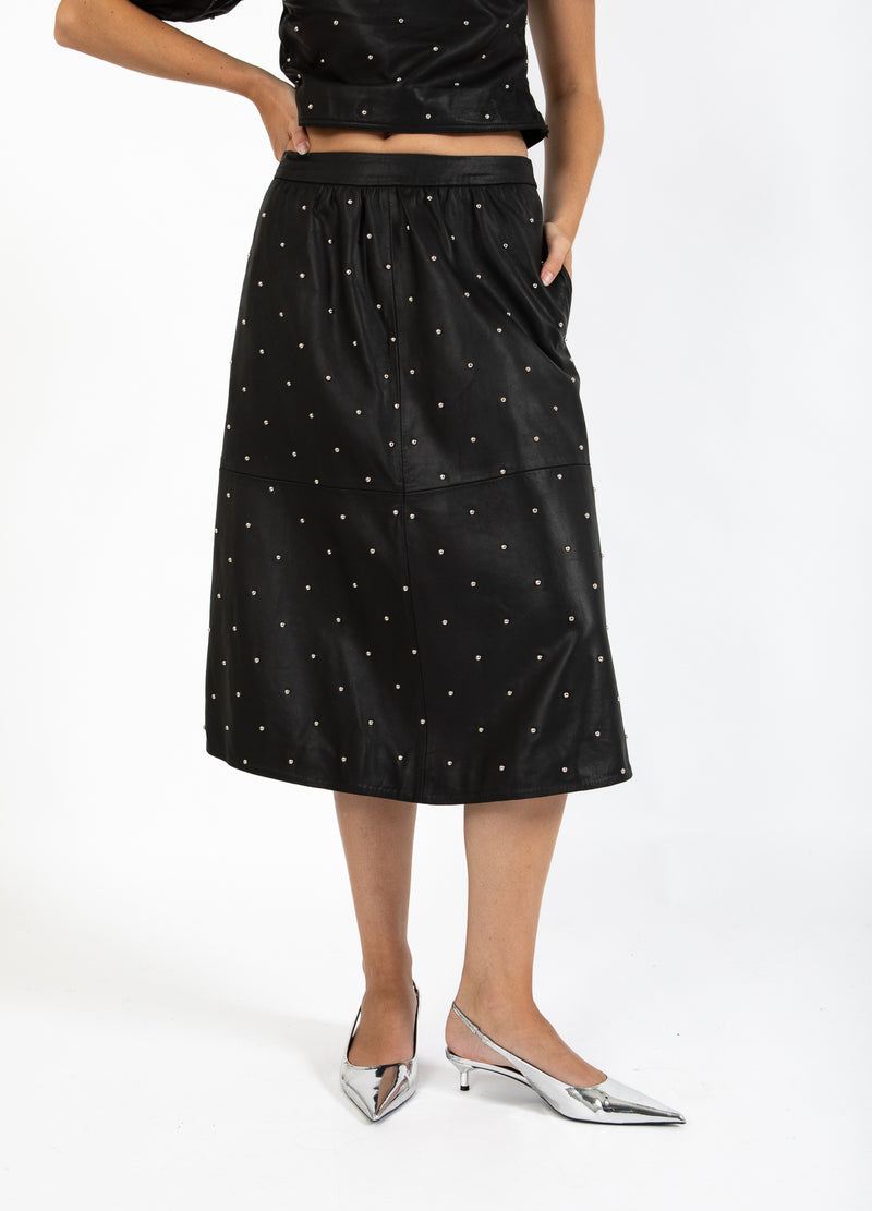 Coster Copenhagen LEDERRock Skirt Black - 100