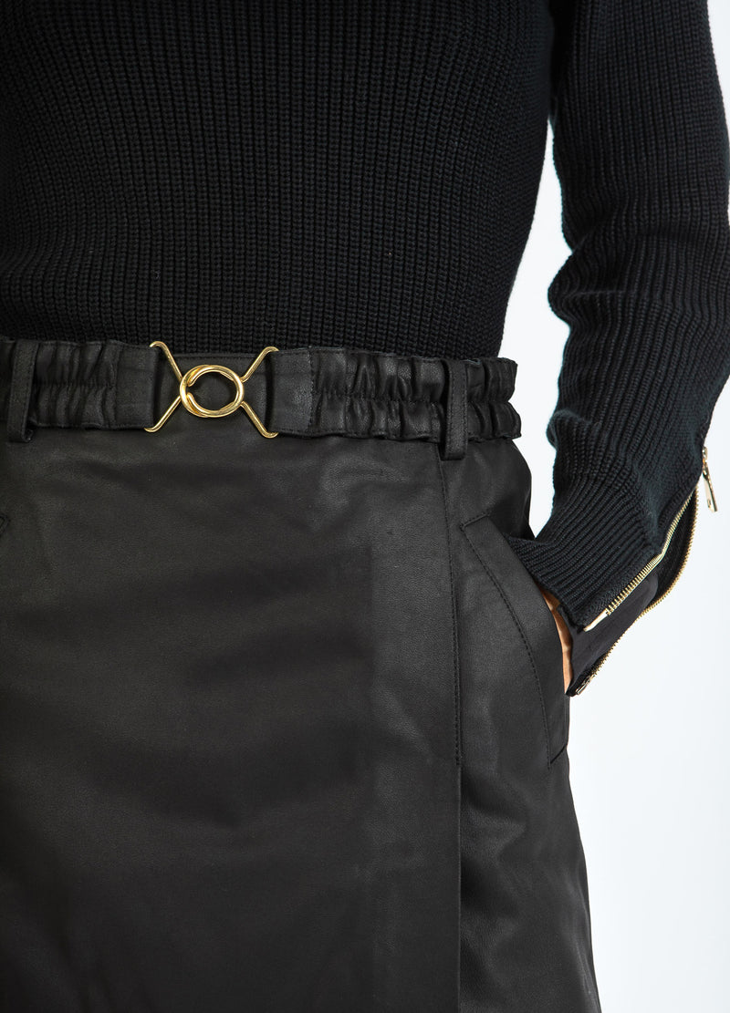 Coster Copenhagen LEDERRock Skirt Black - 100