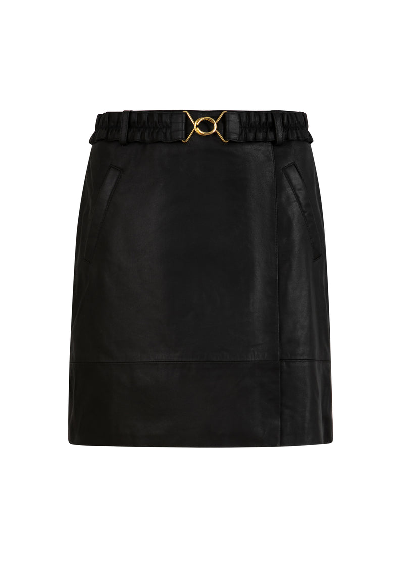 Coster Copenhagen LEDERRock Skirt Black - 100