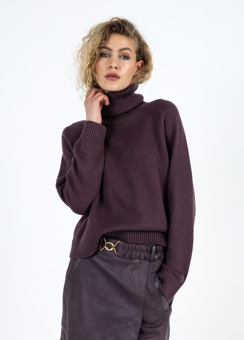 Coster Copenhagen LEDERRock Skirt Bordeaux - 653