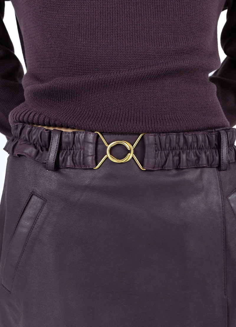 Coster Copenhagen LEDERRock Skirt Bordeaux - 653