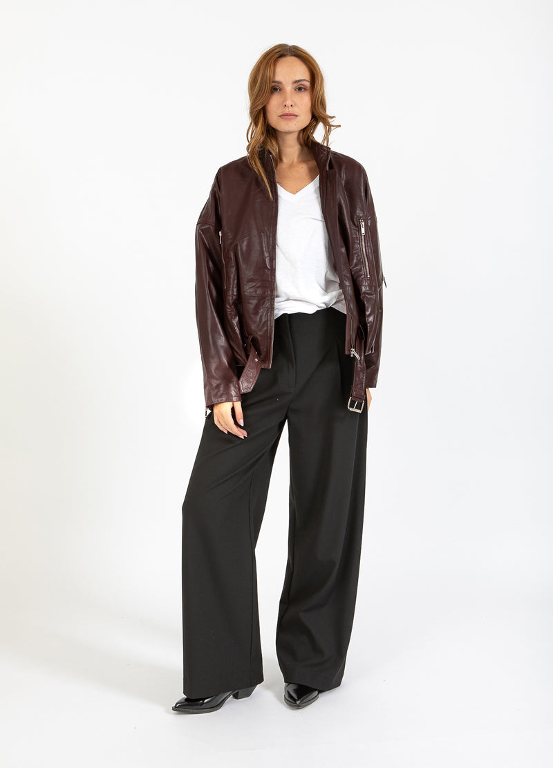 Coster Copenhagen LEDER BOMBERJACKE Outerwear