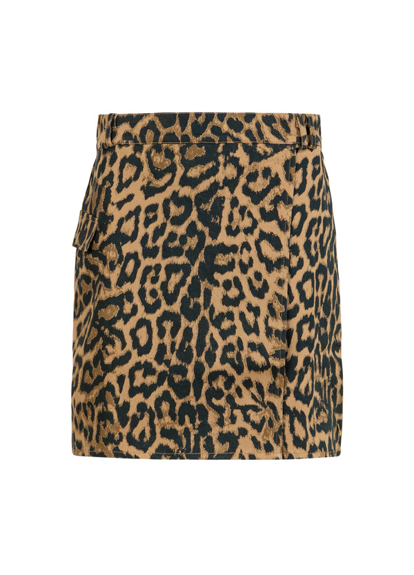 Coster Copenhagen LEO-ROCK Skirt Big leo print - 987