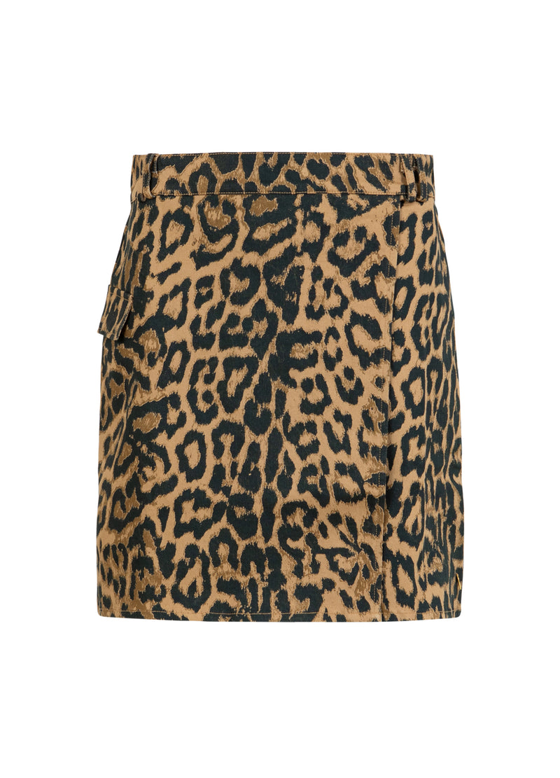 Coster Copenhagen LEO-ROCK Skirt Big leo print - 987