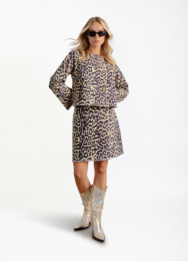 Coster Copenhagen LEO JACKE Outerwear Big leo print - 987