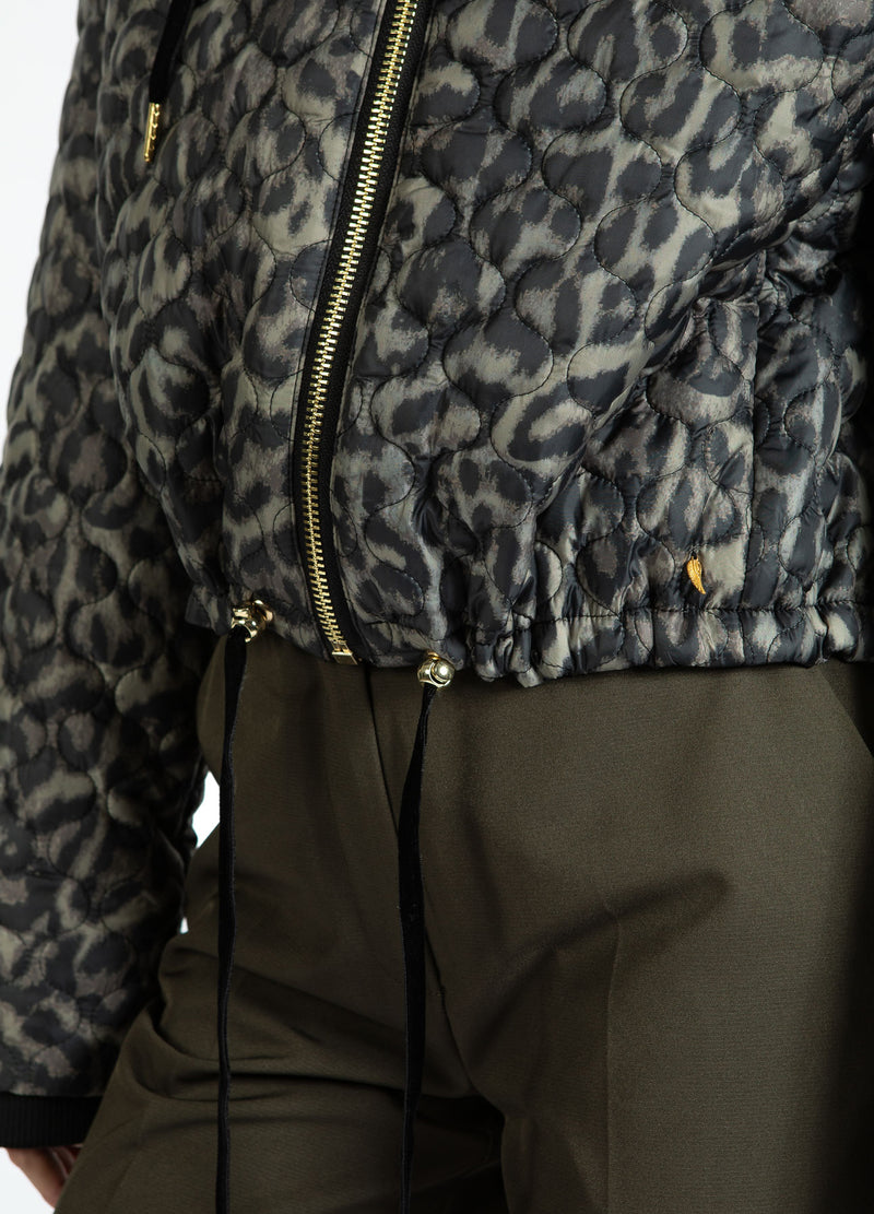 Coster Copenhagen LEO STEPPJACKE Outerwear Leo print - 919