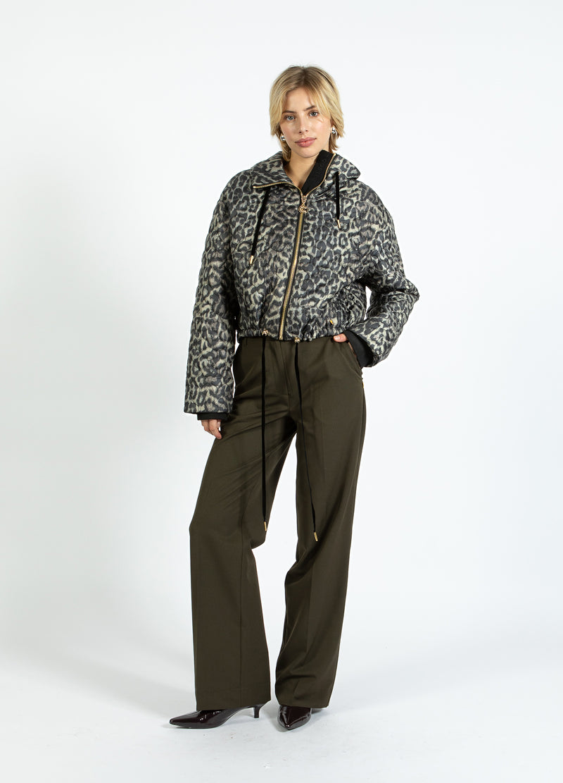 Coster Copenhagen LEO STEPPJACKE Outerwear Leo print - 919