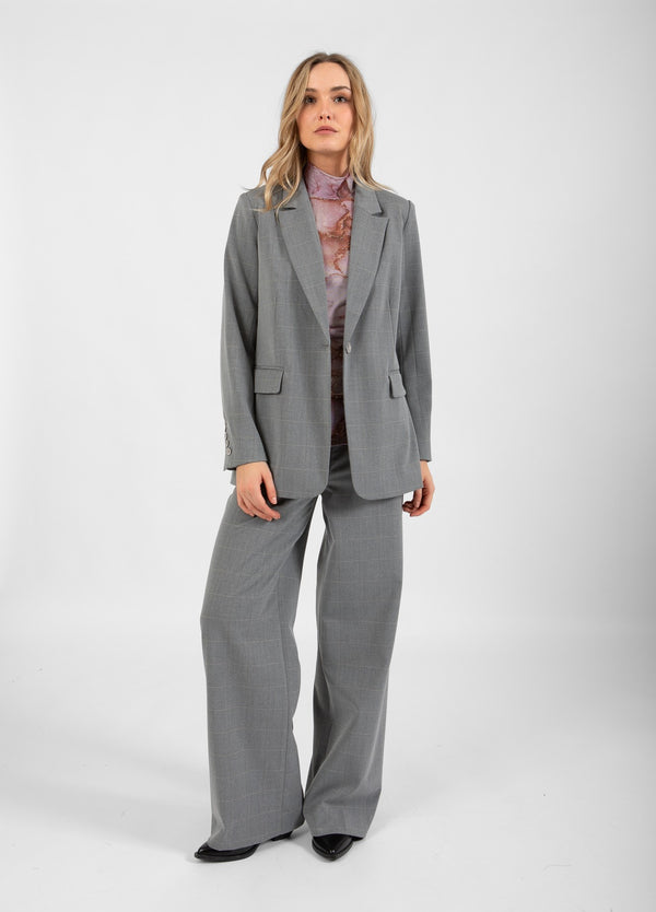 Coster Copenhagen LOCKERER BLAZER Blazer Light grey check - 160