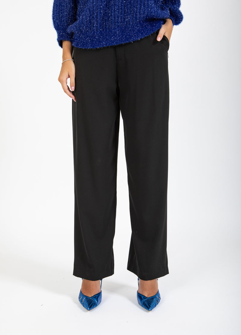 Coster Copenhagen LOCKERE HOSE - PETRA FIT Pants Black - 100