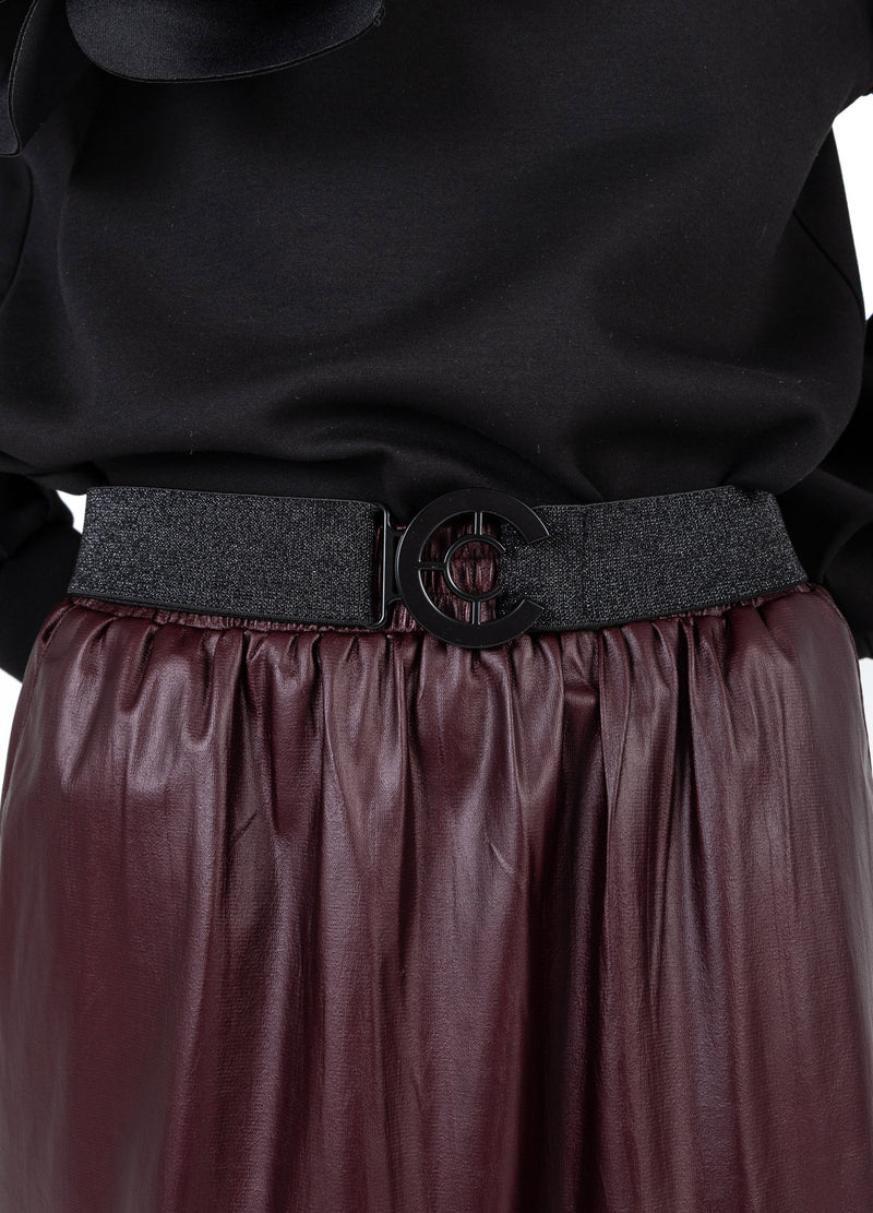 Coster Copenhagen LOGO ELASTISCHER GÜRTEL Accessories Black lurex - 100
