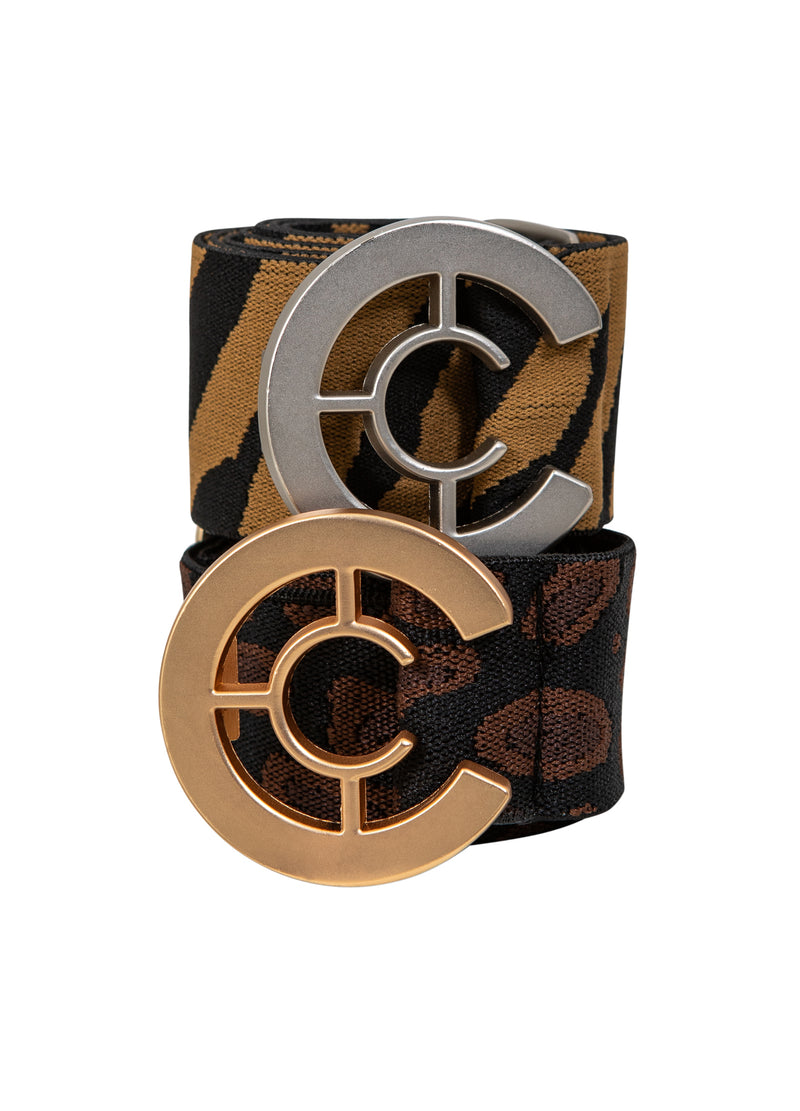 Coster Copenhagen LOGO GÜRTEL Accessories Dark leo print - 900