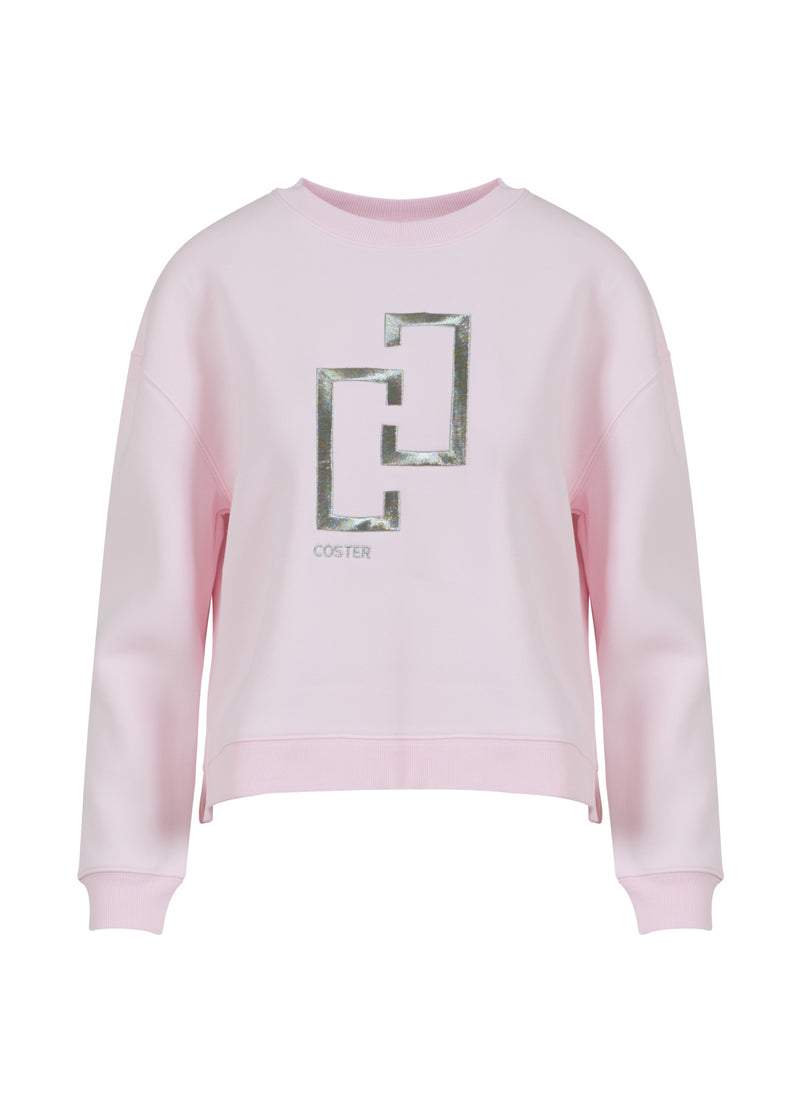 Coster Copenhagen LOGO SWEATSHIRT Shirt/Blouse Powder rose - 686