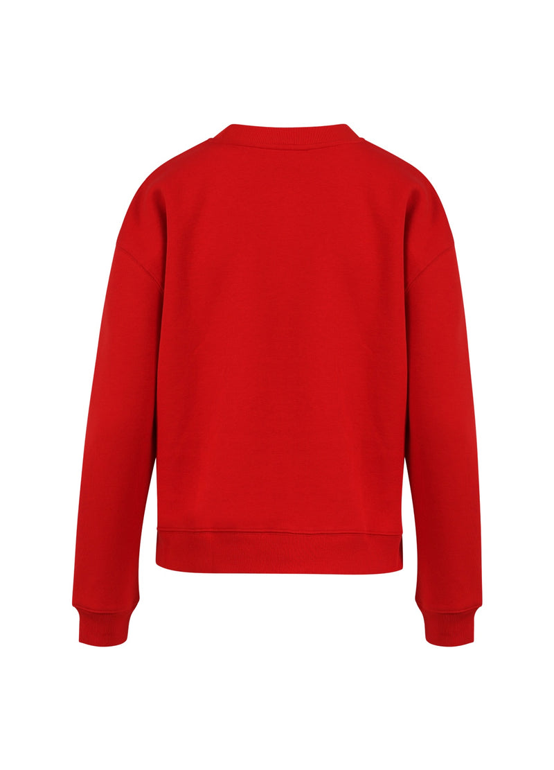 Coster Copenhagen LOGO SWEATSHIRT Shirt/Blouse Scarlet red - 618