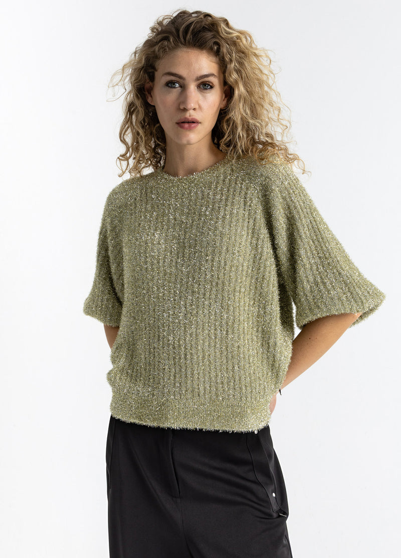 Coster Copenhagen LUREX STRICK Knitwear Champagne - 299