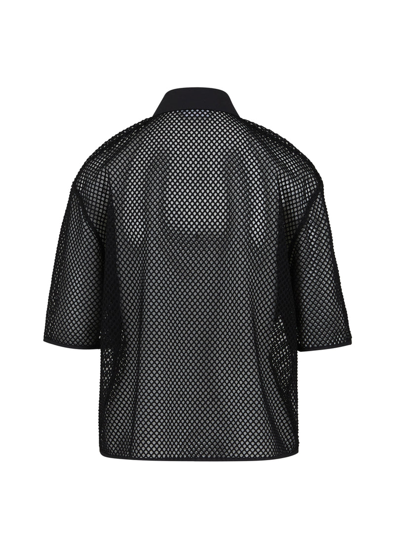 Coster Copenhagen MESH-SHIRT Top - Short sleeve Black - 100