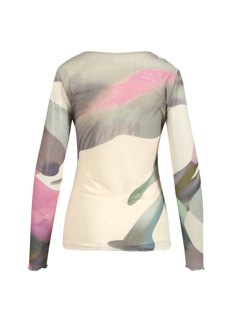 Coster Copenhagen MESH-TOP IM FLÜSSIGEN BLUMENDRUCK Shirt/Blouse Liquid flower print - 926