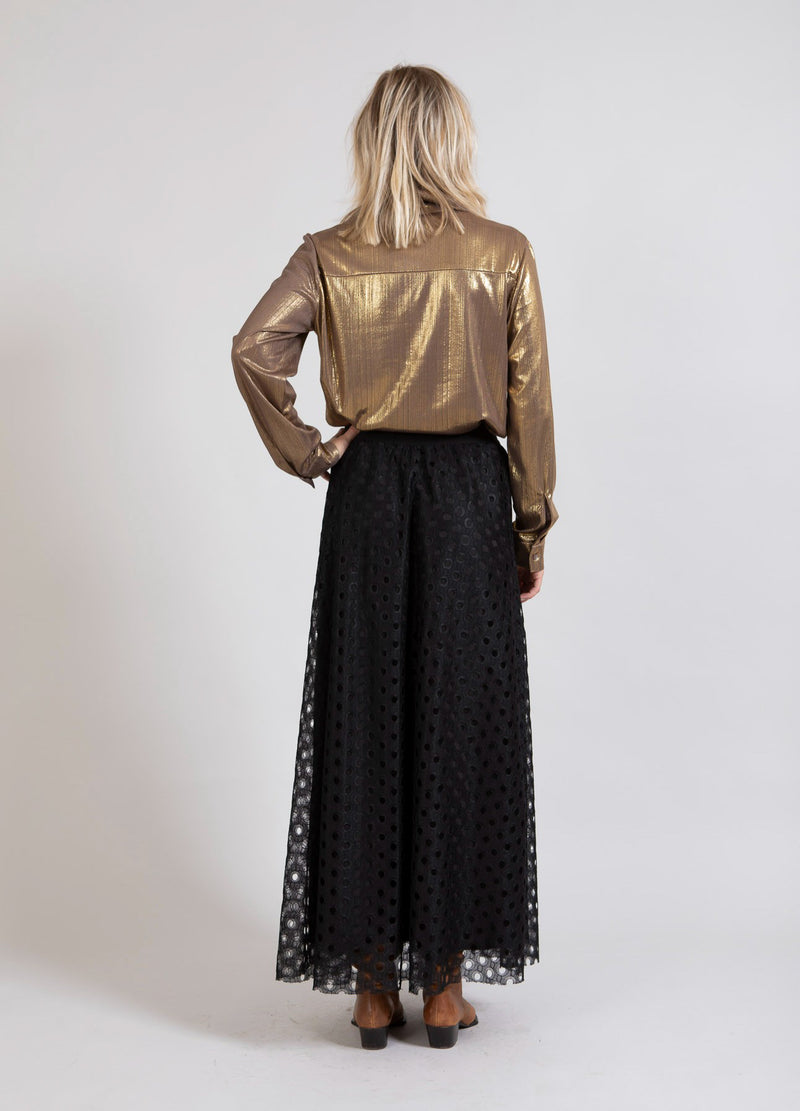Coster Copenhagen METALLISCHES SHIRT Shirt/Blouse Metallic gold - 786