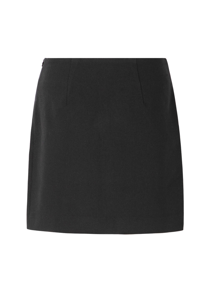 Coster Copenhagen MINIROCK MIT BLUMEN Skirt Black - 100