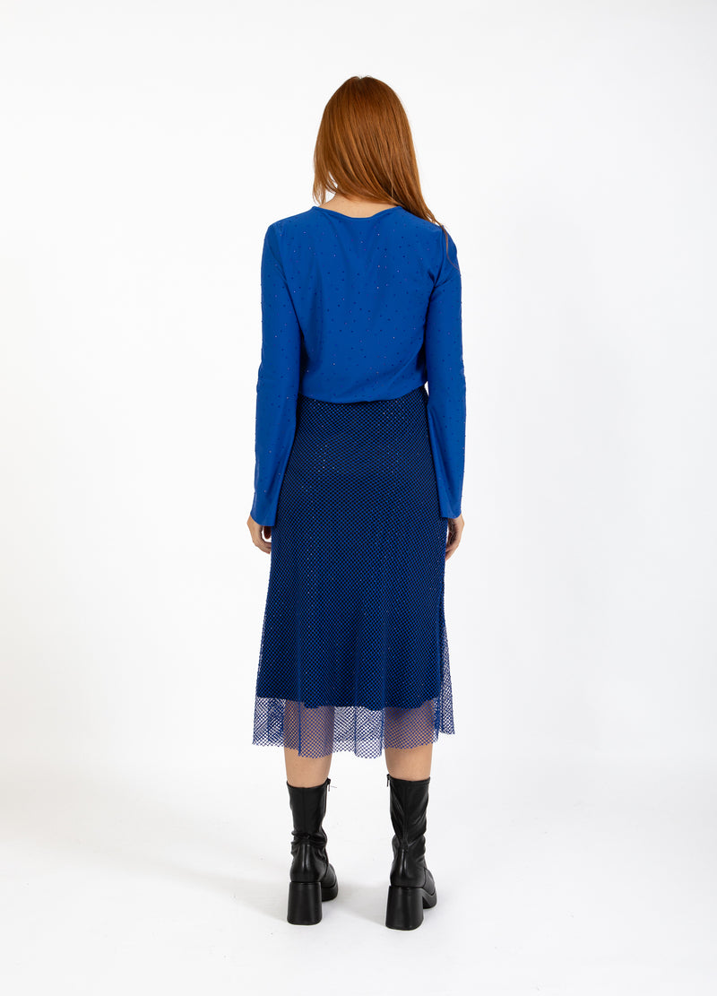 Coster Copenhagen NETZROCK Skirt Rich blue - 583