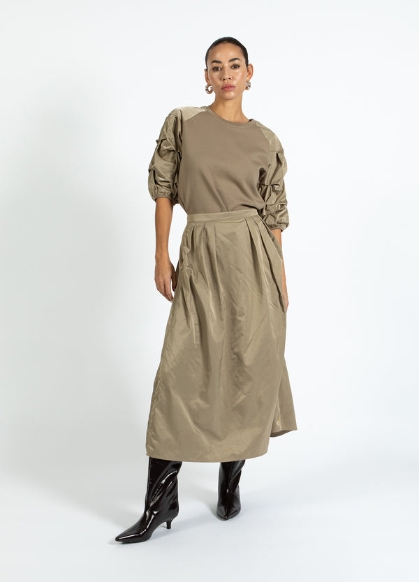 Coster Copenhagen NYLONROCK Skirt Taupe sand - 393